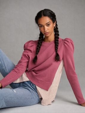 Anthropologie Maeve (165$) | Layered Tunic Sweatshirt, Size XS